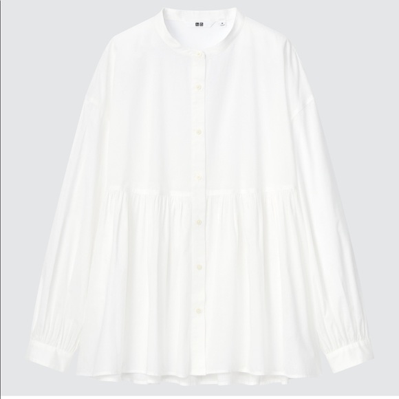 Uniqlo cotton long sleeves blouse - Picture 7 of 7